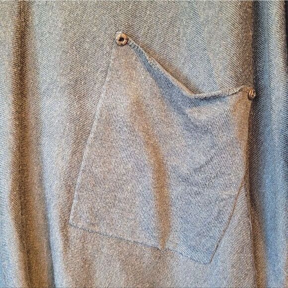 Kerisma Women's Green Over Sized Pocket Drop Shoulder Sweater Size S/M - Picture 5 of 5